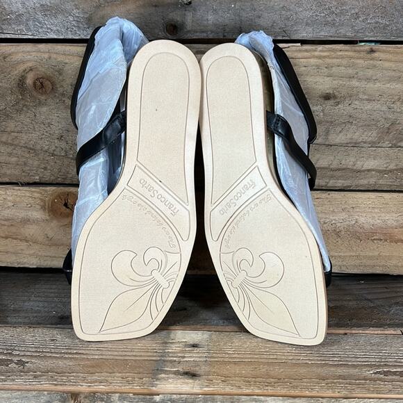 Franco Sarto Sybil Strappy Sandal - Black/Gold - 6.5 - New without box - Picture 7 of 8